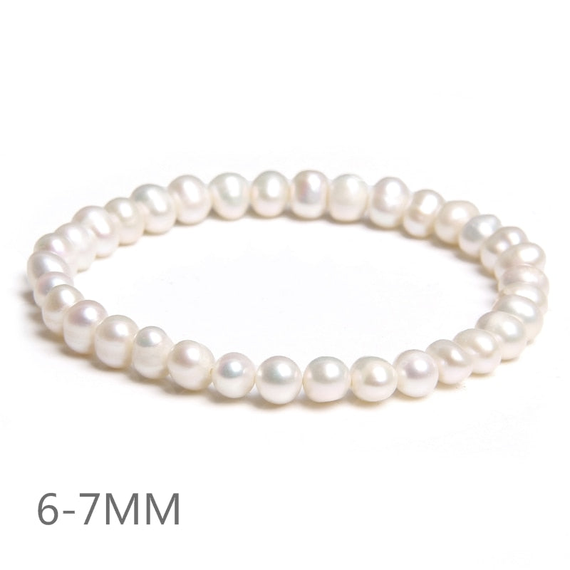 Natural Freshwater Pearl Bracelets Elegant Baroque Pearl
