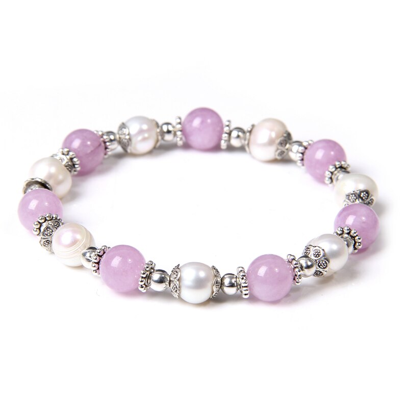 Quartzs Natural Pearls Bracelet
