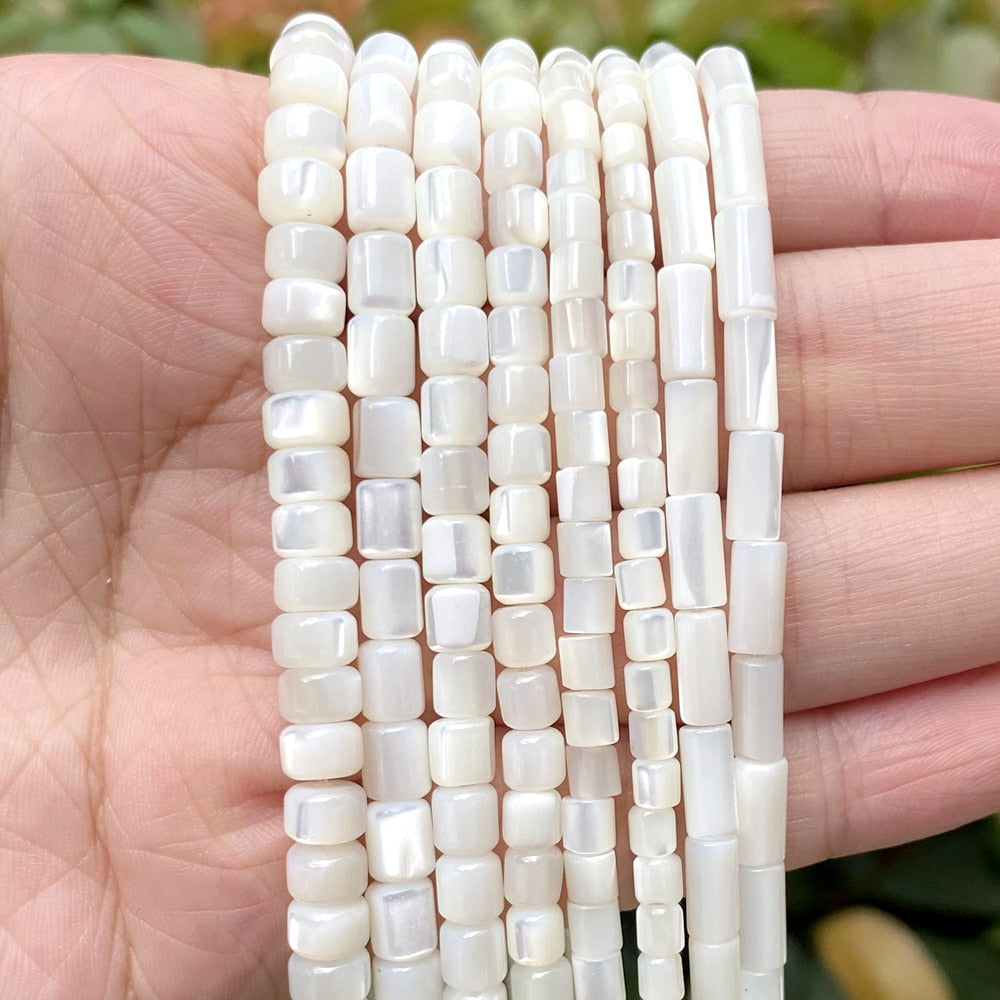 Natural Cylindrical Square Shell Mother Of Pearl
