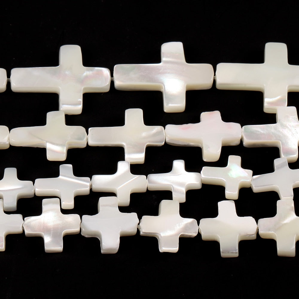 Natural White Cross Shell Mother Of Pearl