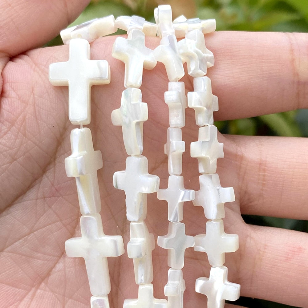 Natural White Cross Shell Mother Of Pearl