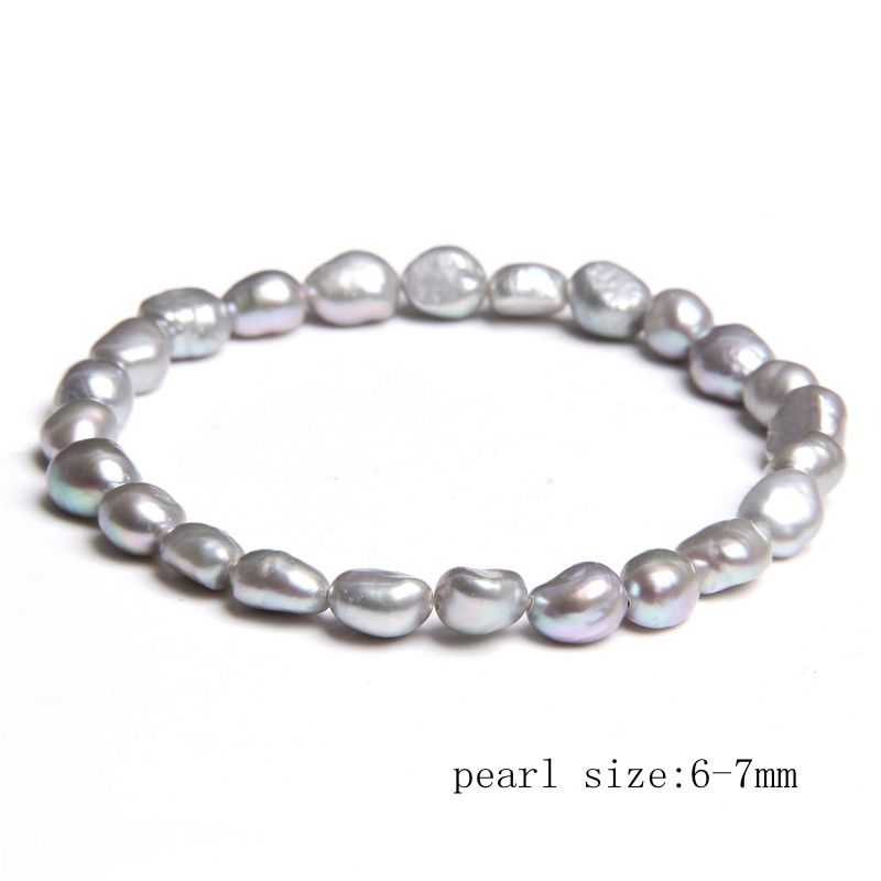 Natural Freshwater Pearl Bracelets Elegant Baroque Pearl