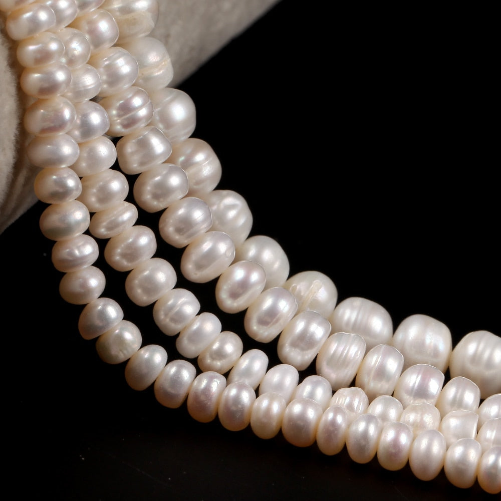 Natural Flat Shape Pearl Beads