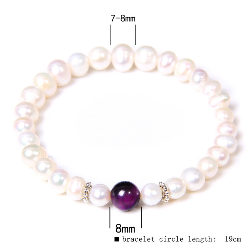 Natural Freshwater Pearl Bracelets Elegant Baroque Pearl