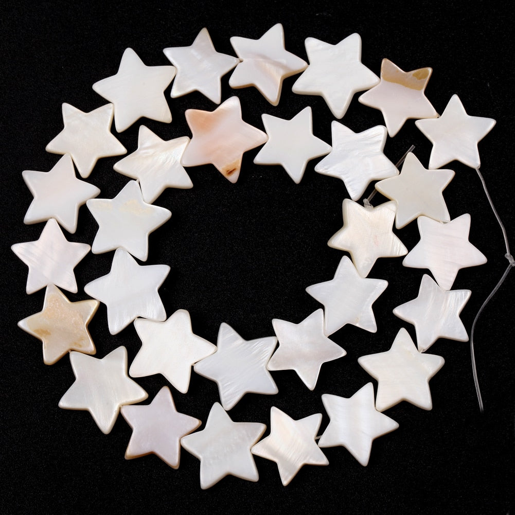Five-Pointed Star Natural Shell Mother Of Pearl