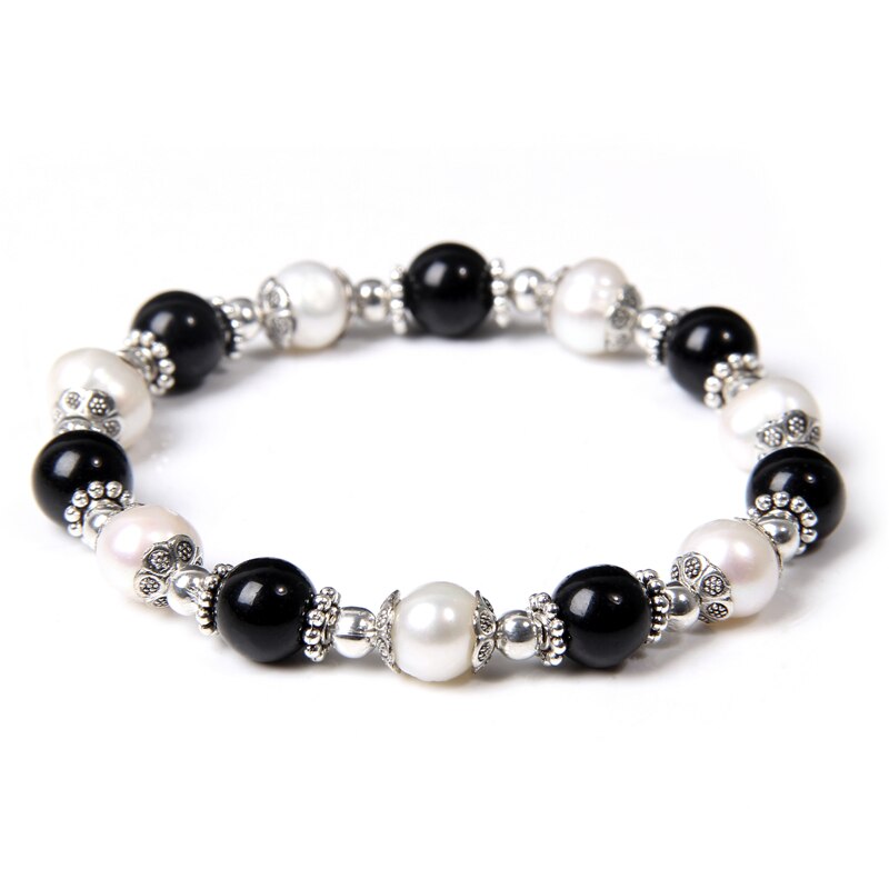 Quartzs Natural Pearls Bracelet