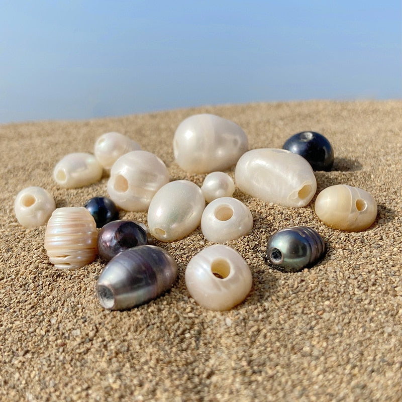 Big Drilled Pearl Beads