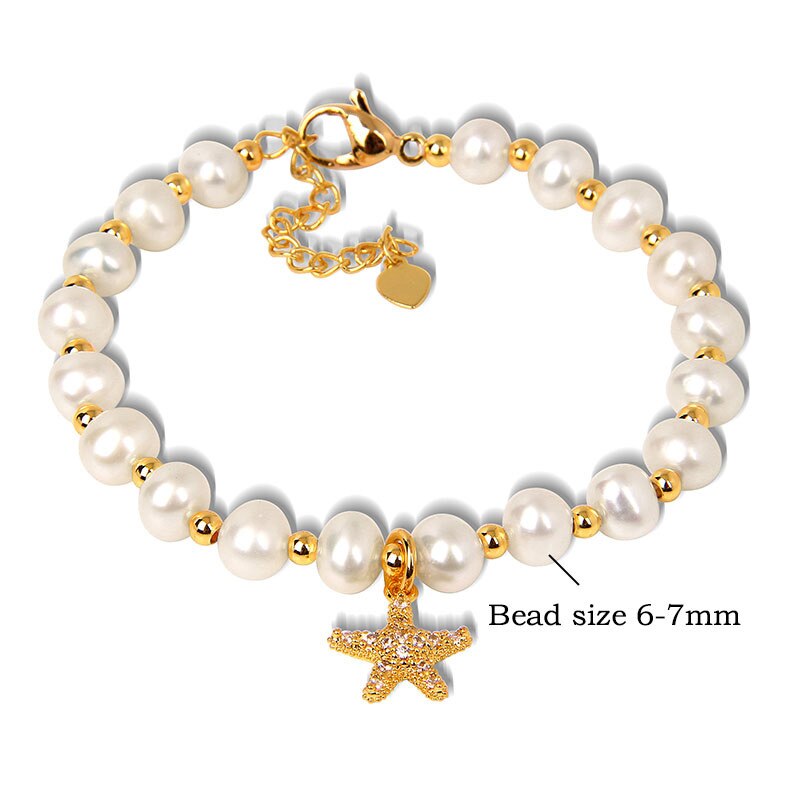 Natural Stone Amazonite Freshwater Pearl Bracelet