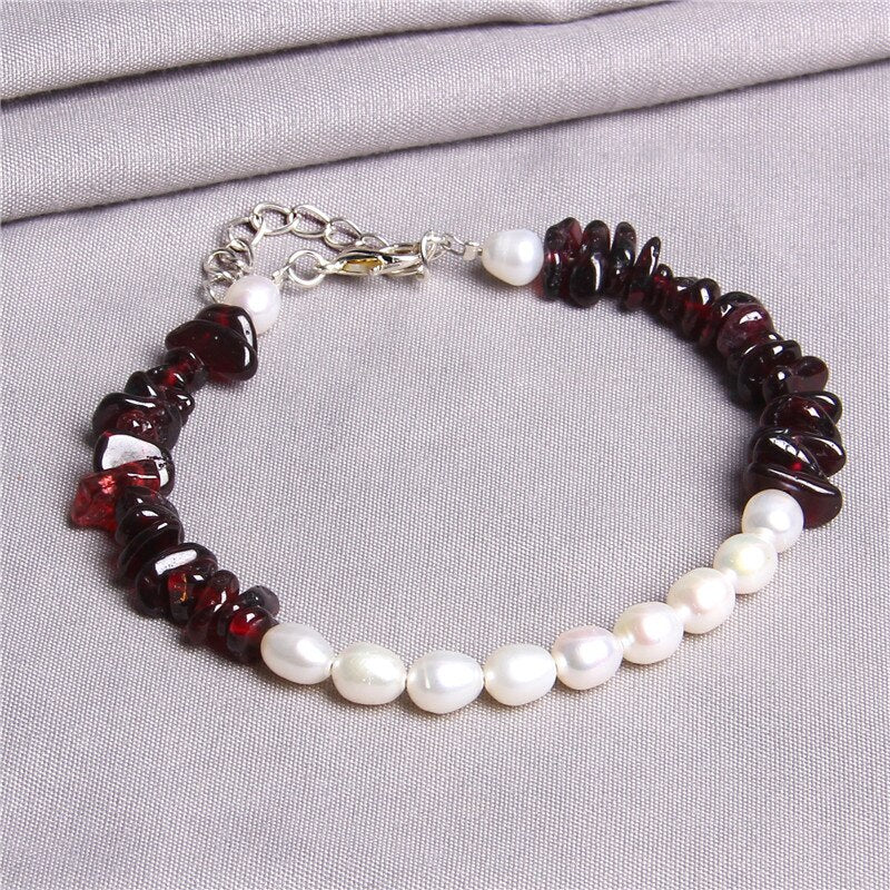 Natural Colorful Pearl Beads Bracelet