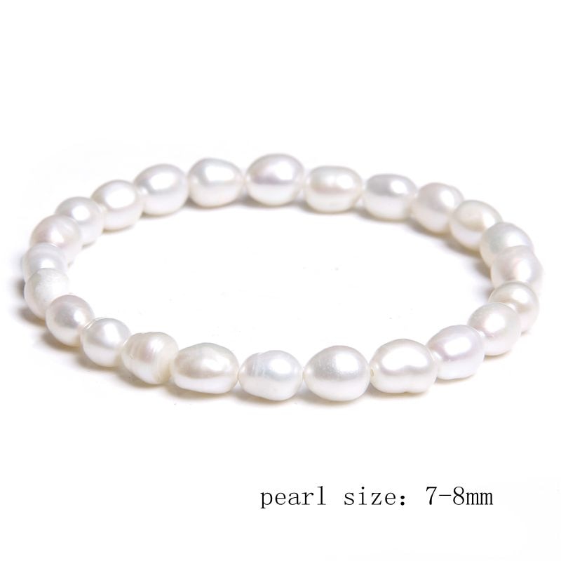 Natural Freshwater Pearl Bracelets Elegant Baroque Pearl