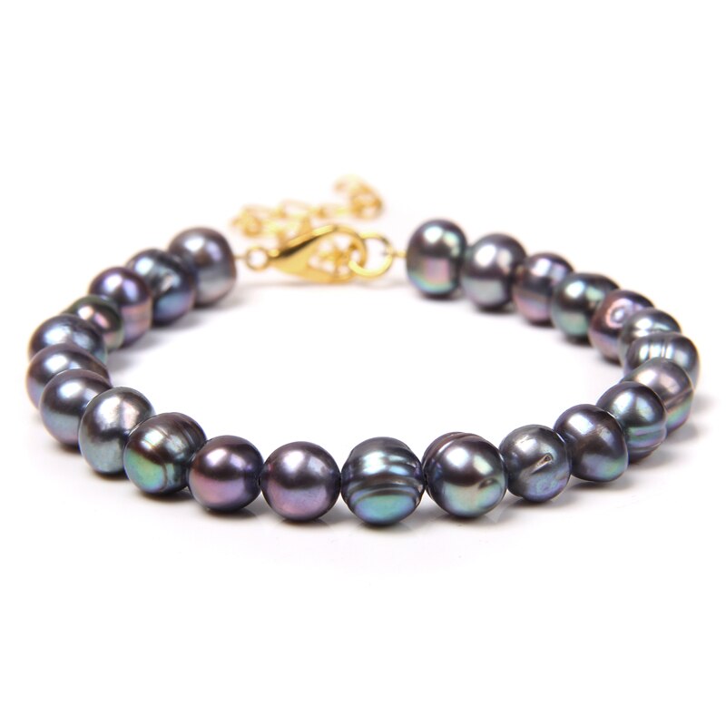 Natural Stone Amazonite Freshwater Pearl Bracelet