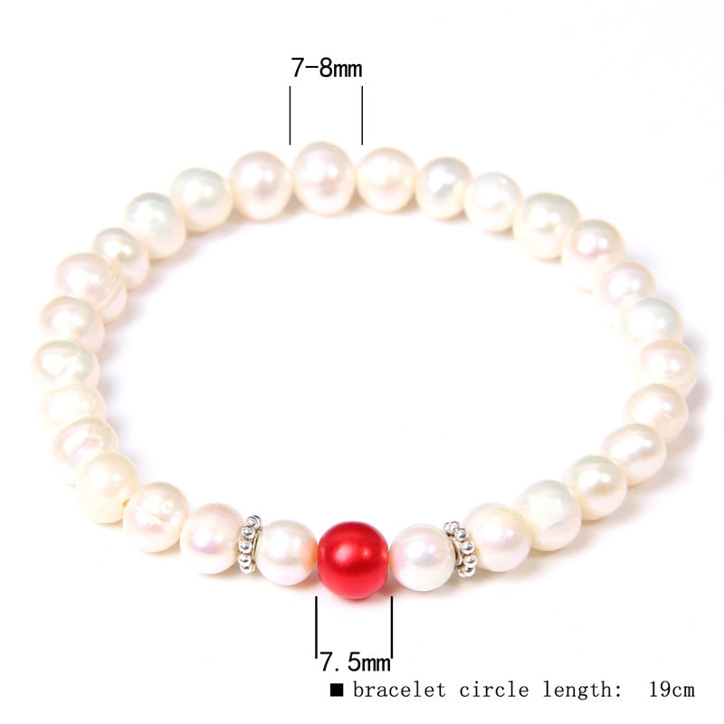 Natural Freshwater Pearl Bracelets Elegant Baroque Pearl