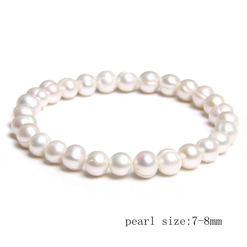Natural Freshwater Pearl Bracelets Elegant Baroque Pearl