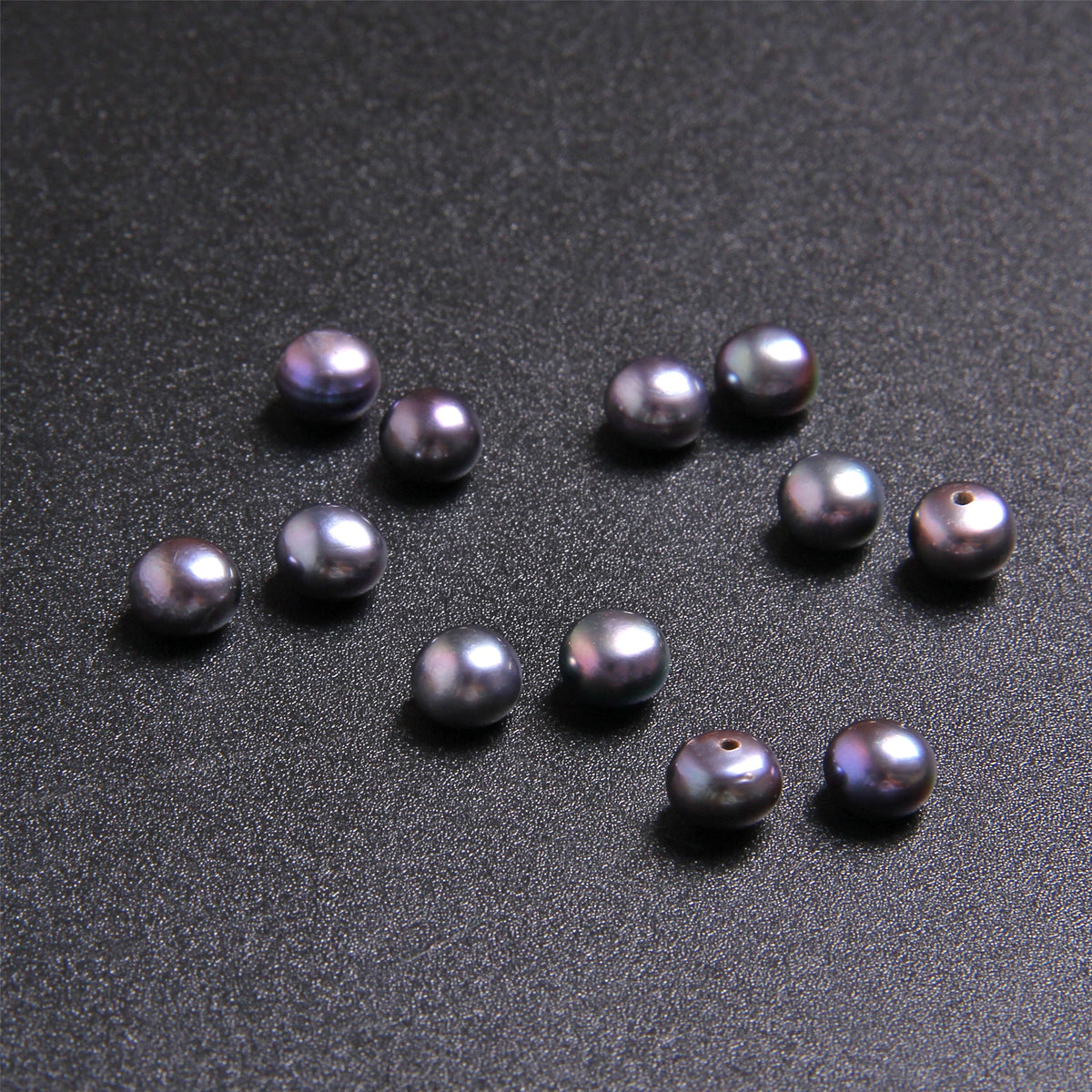 Half Drilled Semi Round Pearl Beads (AAA)