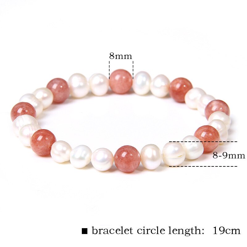 Natural Freshwater Pearl Bracelets Elegant Baroque Pearl