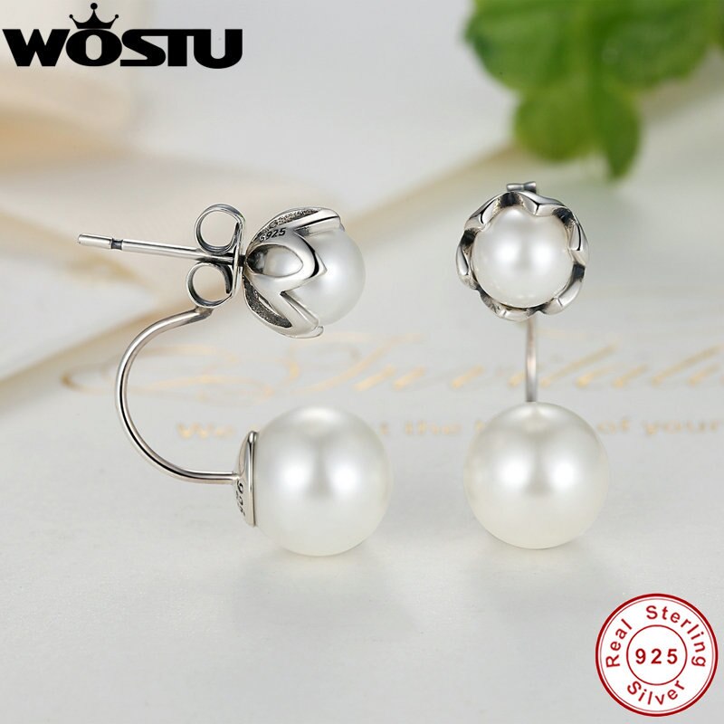 Twin Pearl Drop Earrings