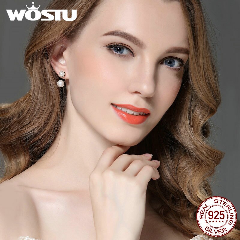 Twin Pearl Drop Earrings