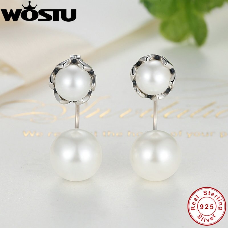 Twin Pearl Drop Earrings