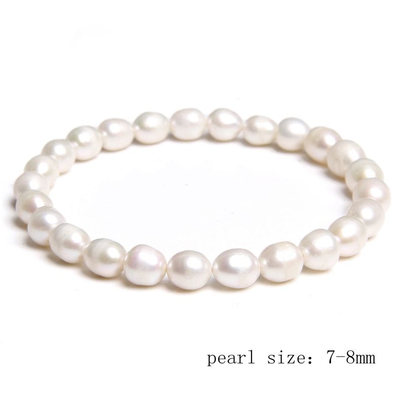 Natural Freshwater Pearl Bracelets Elegant Baroque Pearl