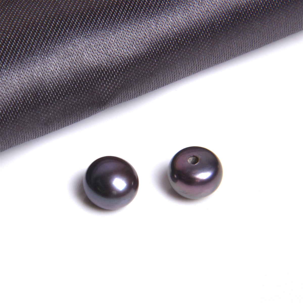 Half Drilled Semi Round Pearl Beads (AAA)