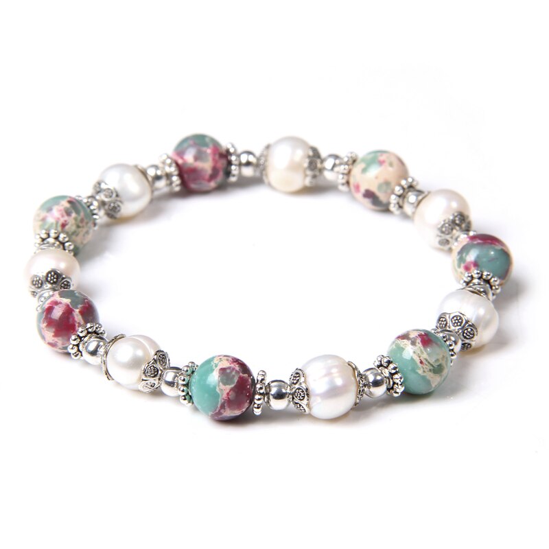 Quartzs Natural Pearls Bracelet