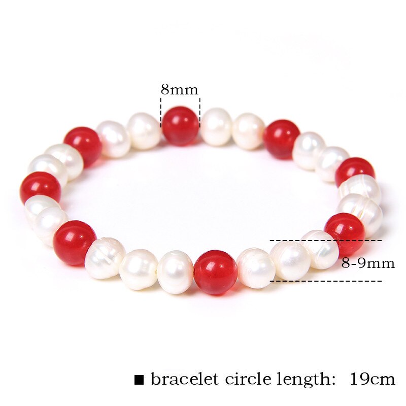 Natural Freshwater Pearl Bracelets Elegant Baroque Pearl