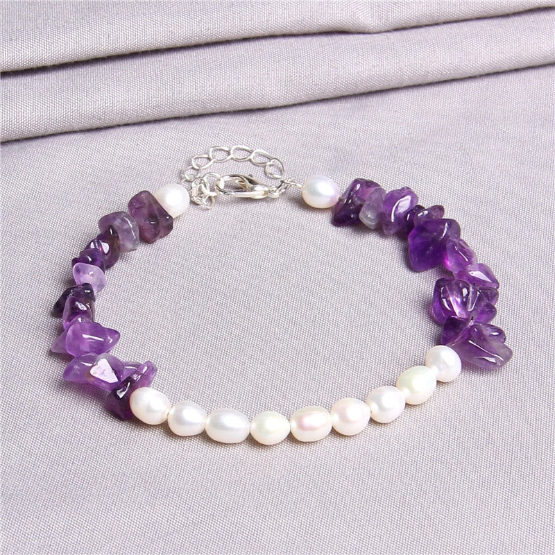 Natural Colorful Pearl Beads Bracelet