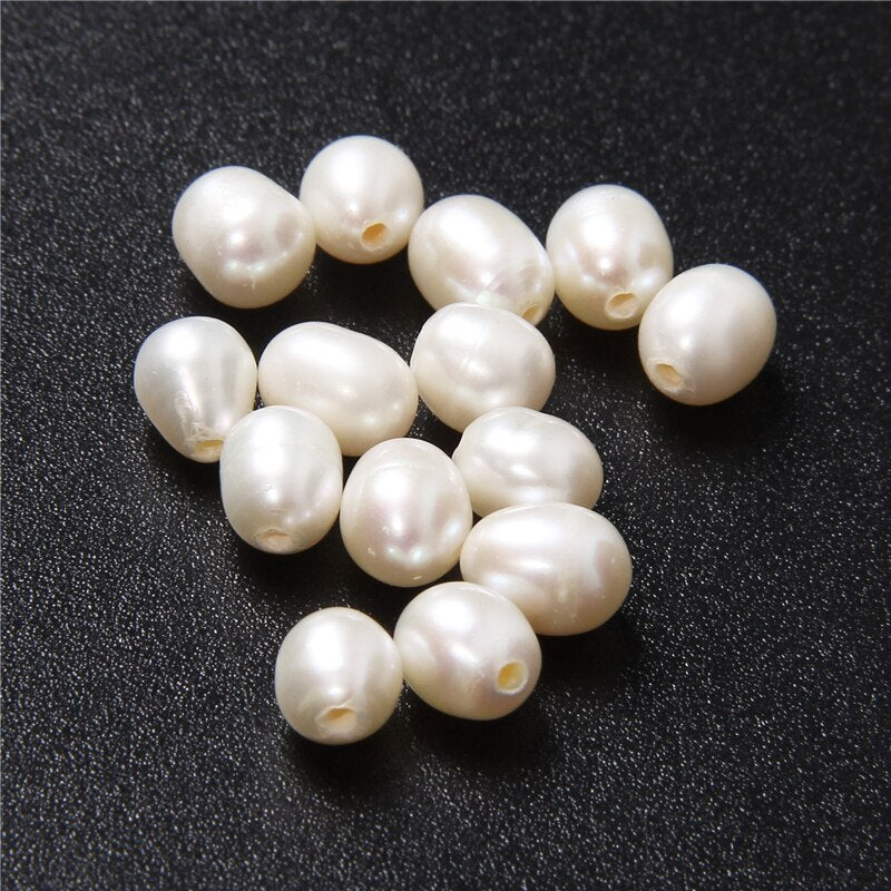 Half Drilled Pearl Beads