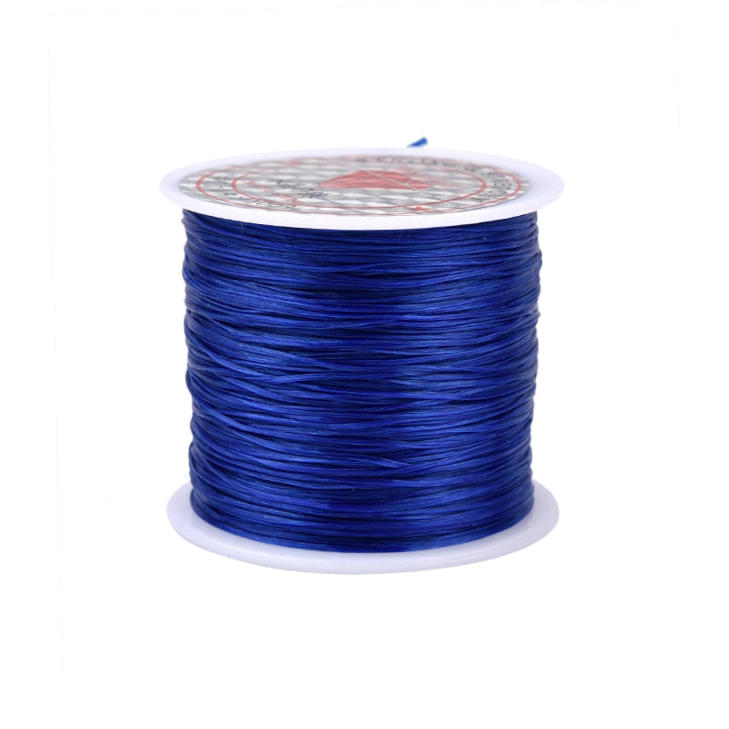 60M/Roll Strong Elastic Crystal Beading Cord 0.6mm Stretch Thread String Bracelet Wires For  Jewelry Making Cords Line