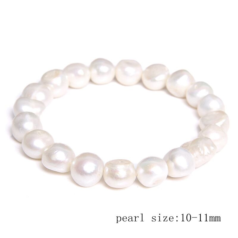 Natural Freshwater Pearl Bracelets Elegant Baroque Pearl