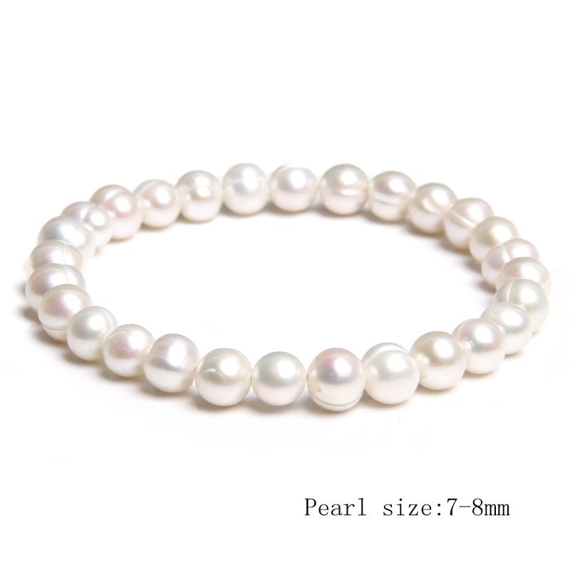 Natural Freshwater Pearl Bracelets Elegant Baroque Pearl