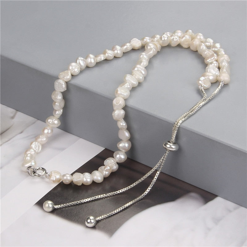 Colour Boho Fashion Natural Pearl Necklace
