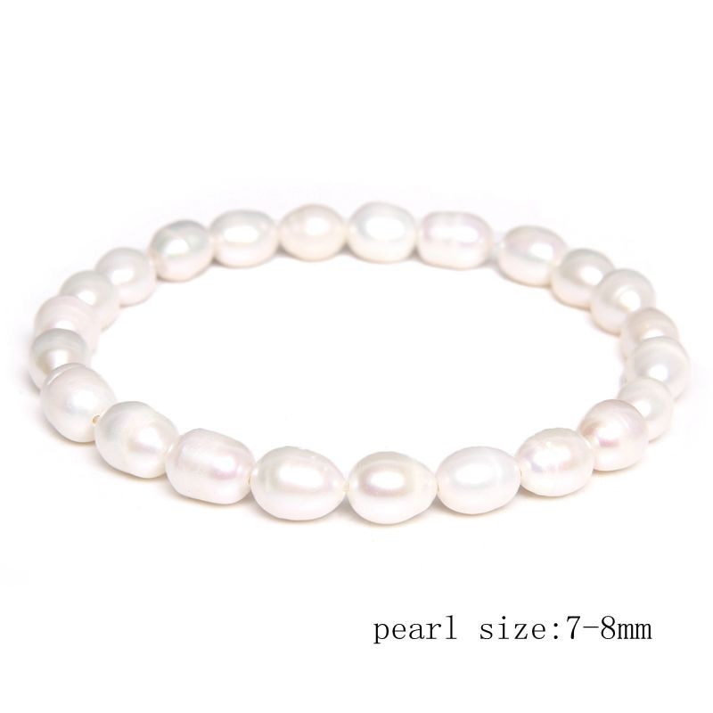 Natural Freshwater Pearl Bracelets Elegant Baroque Pearl