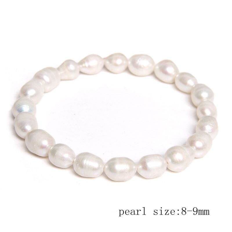 Natural Freshwater Pearl Bracelets Elegant Baroque Pearl