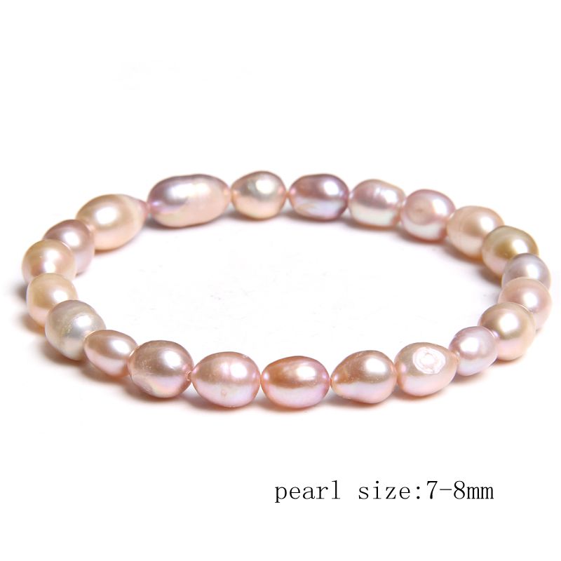Natural Freshwater Pearl Bracelets Elegant Baroque Pearl