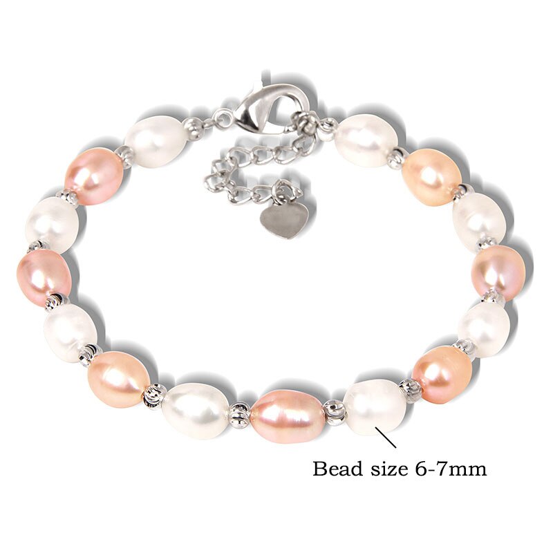 Natural Stone Amazonite Freshwater Pearl Bracelet