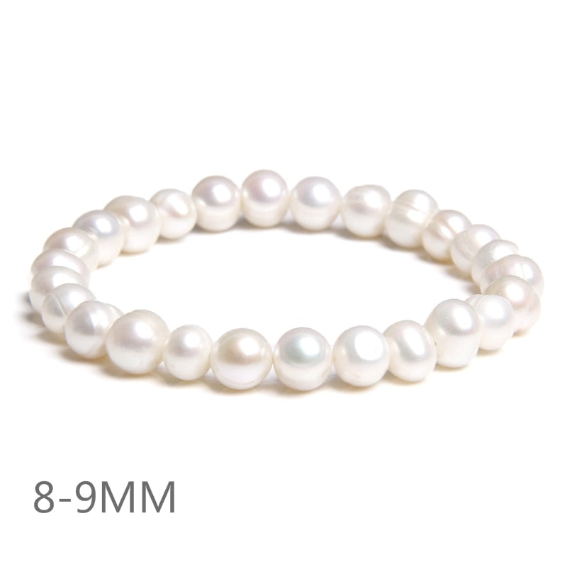 Natural Freshwater Pearl Bracelets Elegant Baroque Pearl
