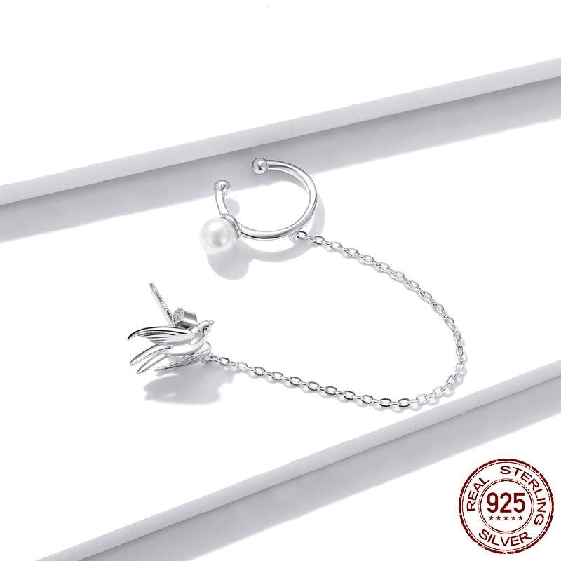 Swallow Shape Drop Earrings (1pcs)