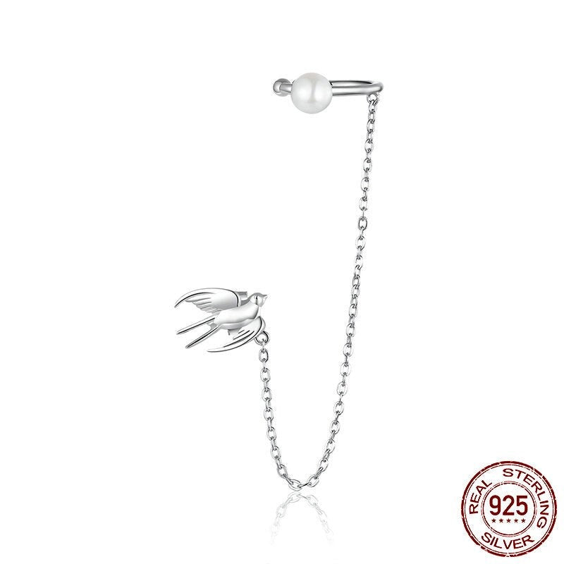 Swallow Shape Drop Earrings (1pcs)