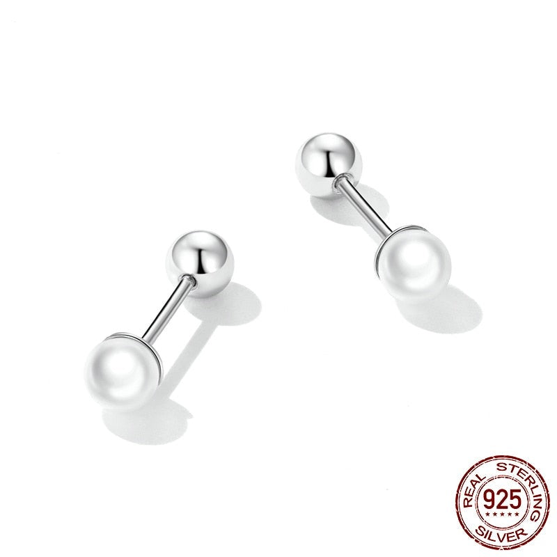 Screw Tiny Earrings (3MM&amp;4MM)